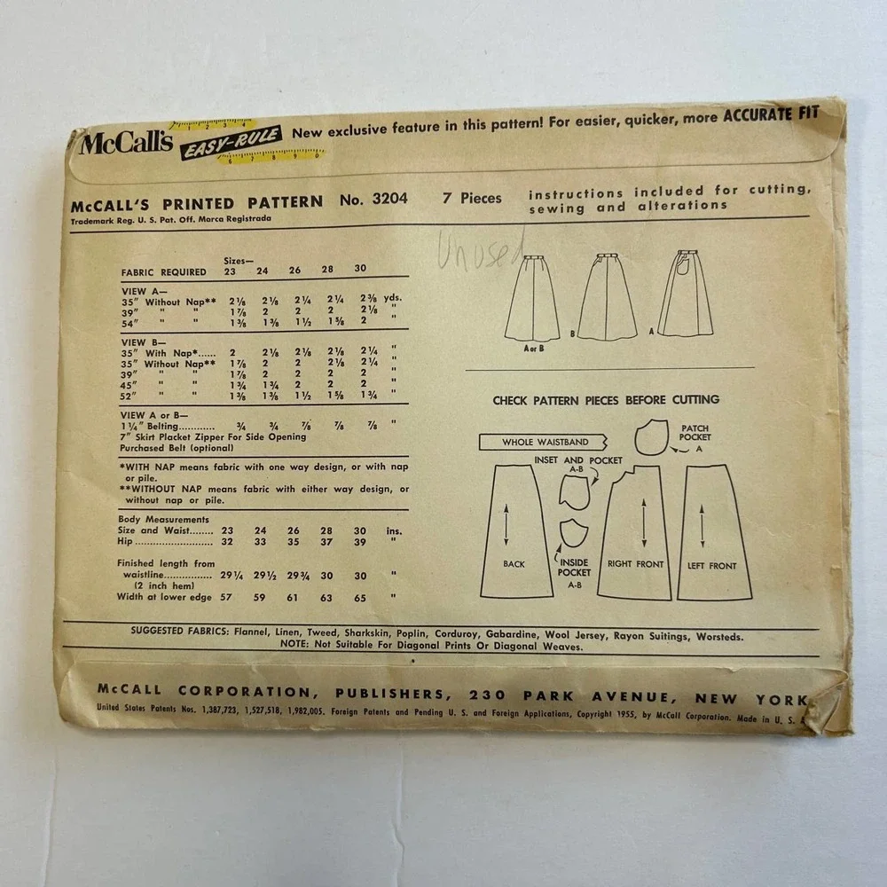 McCalls vintage mccalls